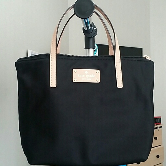 Kate Spade Tiny Black Sophie Nylon Tote