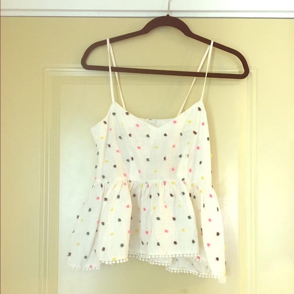 Sweet summer peplum tank