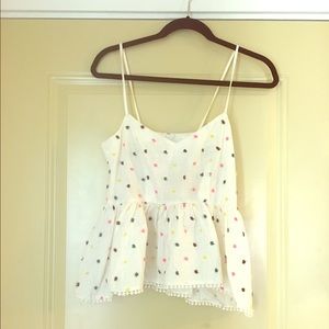Sweet summer peplum tank
