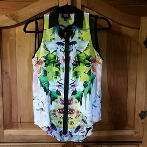 PRABAL GURUNG FOR TARGET floral tank