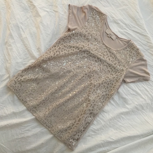 Patterned Sequin Top