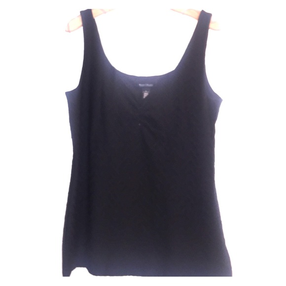WHBM solid black patterned shell