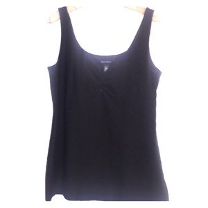 WHBM solid black patterned shell