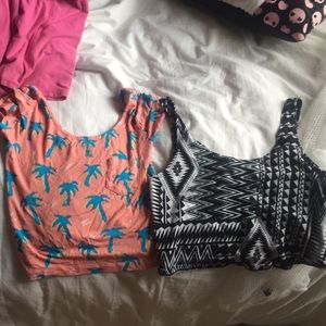 2 Crop Tops BRAND NEW