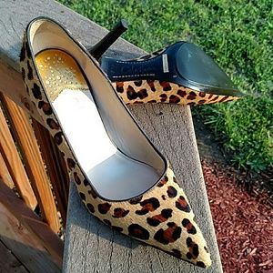 Cole Haan Nike Air Leopard Animal Print 3.5" Heels