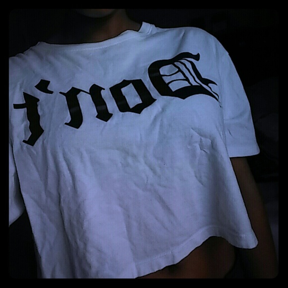 "Dont Hate" crop top