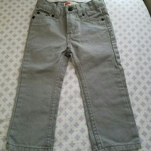 Levi's boys 5'11 Slim (grey) NEW
