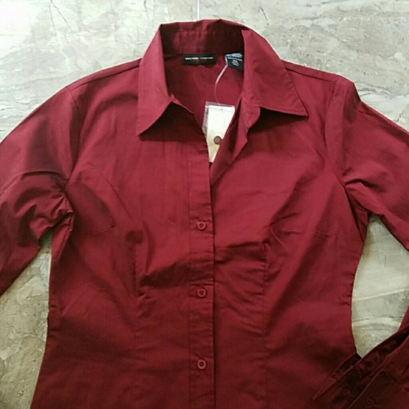 New! Red Dress Shirt