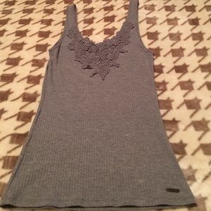 Hollister tank in soft gray.
