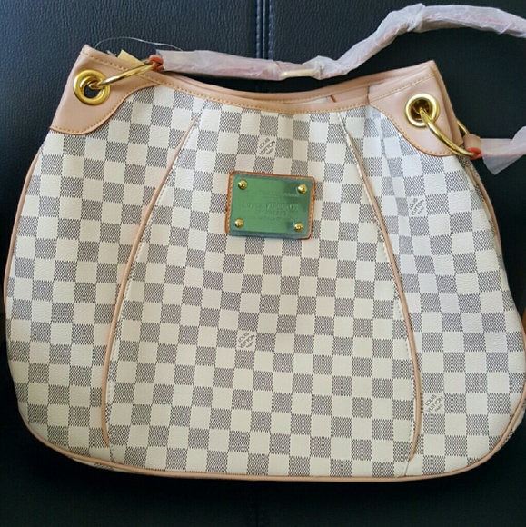New Damier Azur Galliera GM Hobo Shoulder Bag