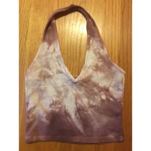 Pink brandy tye dye halter
