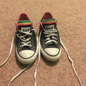Converse with colorful tounges