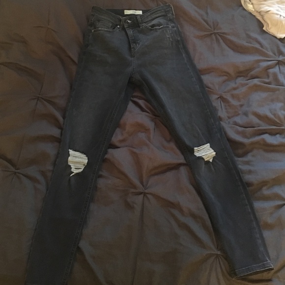 Top shop destroyed skinny jeans