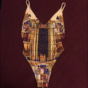 H&M low cut back one piece swimsuit