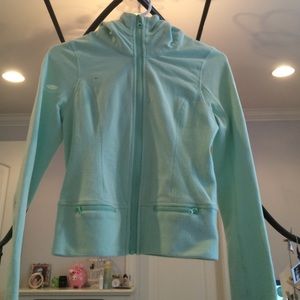 mint green lululemon jacket