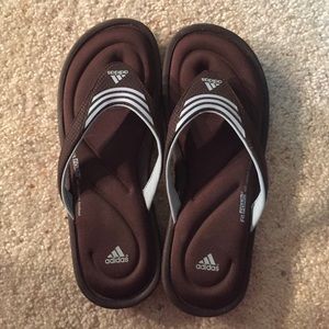 Athletic Adidas flip flops