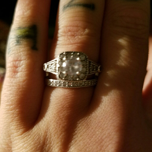 Sterling Silver Bridal Set - Picture 1 of 3