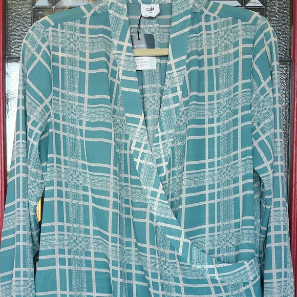 CAbi  Wrap Blouse