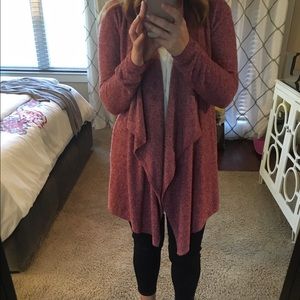 Barefoot Dreams drape front cardigan