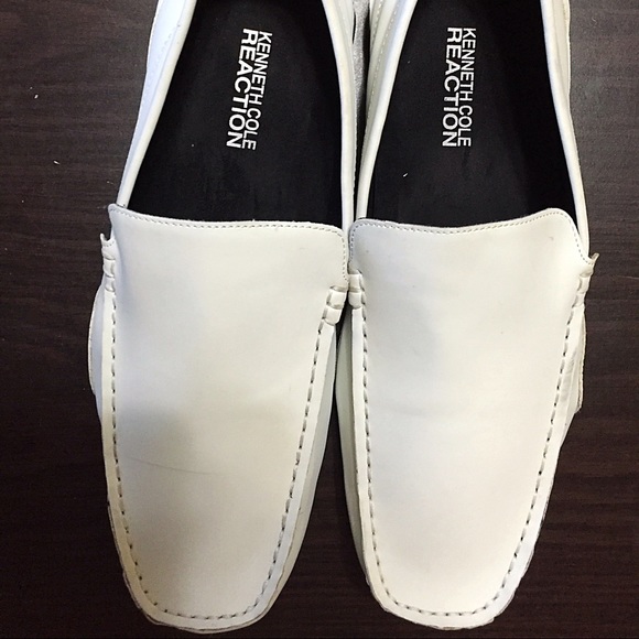 White Kenneth Cole Reaction moccasin
