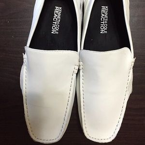 White Kenneth Cole Reaction moccasin