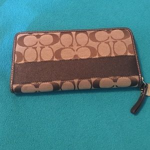 Tan/Brown Coach Wallet