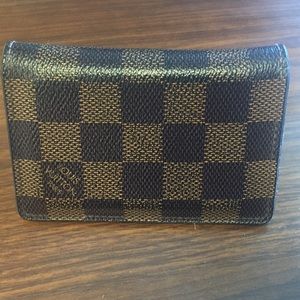 Men's Louis Vuitton checker wallet