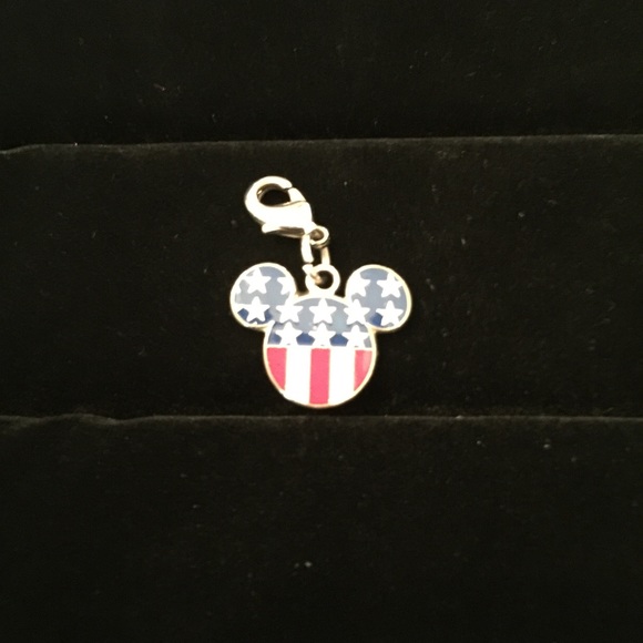 Vintage Disney Patriotic Mickey Charm