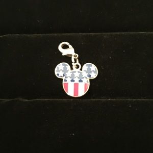 Vintage Disney Patriotic Mickey Charm