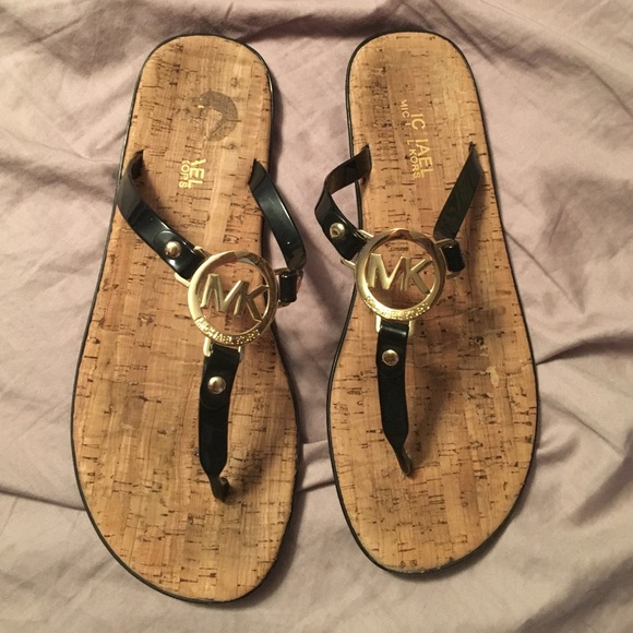 Michael Kors Cork Flip Flops