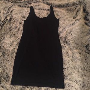 H&M black mini dress
