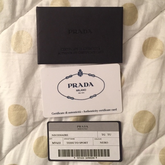 Authentic Prada mini bag & authenticity card - Picture 3 of 4