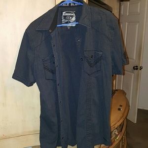 Men's button down shirt.