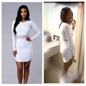 Evening long long sleeve fashion nova A-list dress