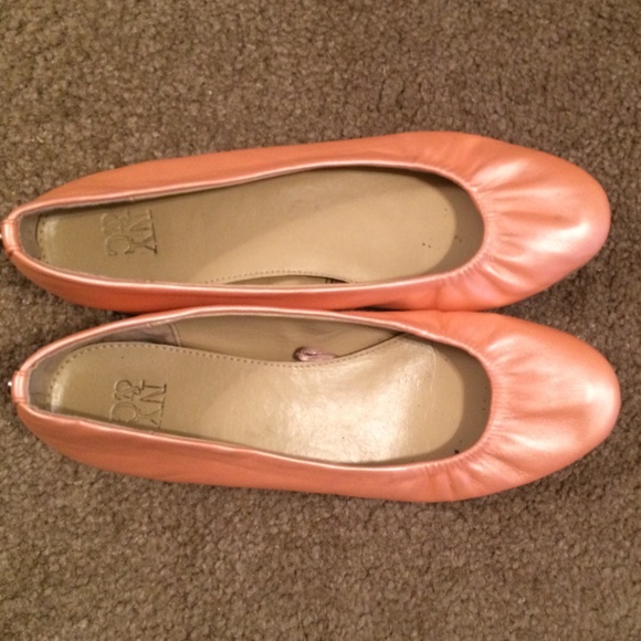 New York & Company - Peach ballet slip-on shoes