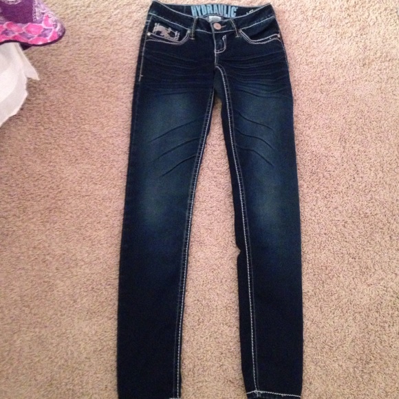 Hydraulic skinny jeans