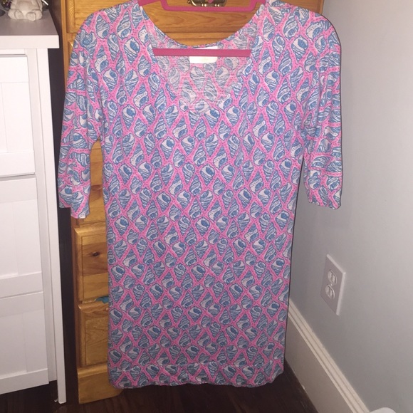 Lilly Pulitzer 3/4 sleeve tee shirt dress