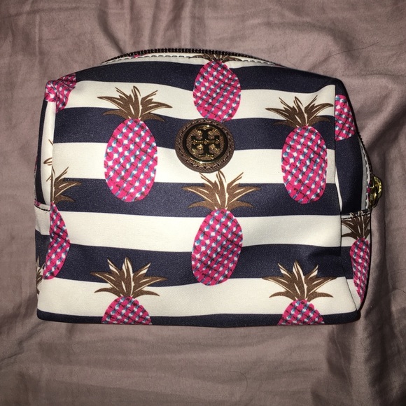 Tory Burch Printed Brigitte Nylon Cosmetic Bag