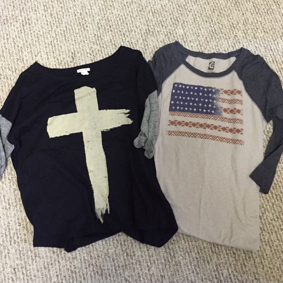 2 Quarter sleeve shirts