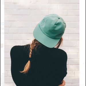 SOLD OUT!LIGHT MINT LEATHER CAP✨