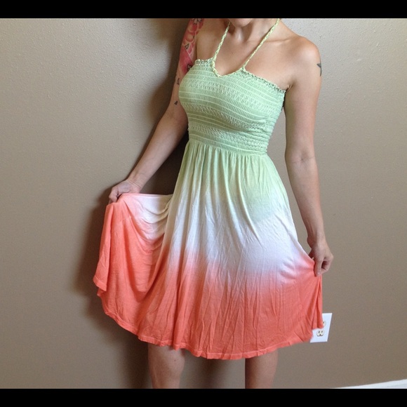 Dresses & Skirts - Tie Dye Halter Dress