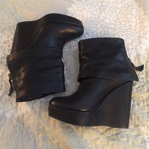 Stuart Weitzman platform booties