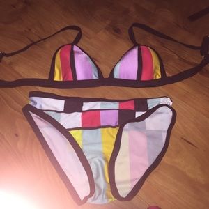 Never worn geometric bikini