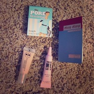 Assorted makeup samples