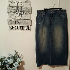 long denim skirts maurices