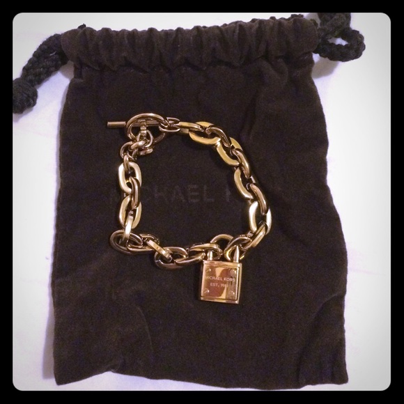 Michael Kors Gold Chain Link Bracelet