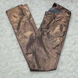 Rock & Republic metallic pants