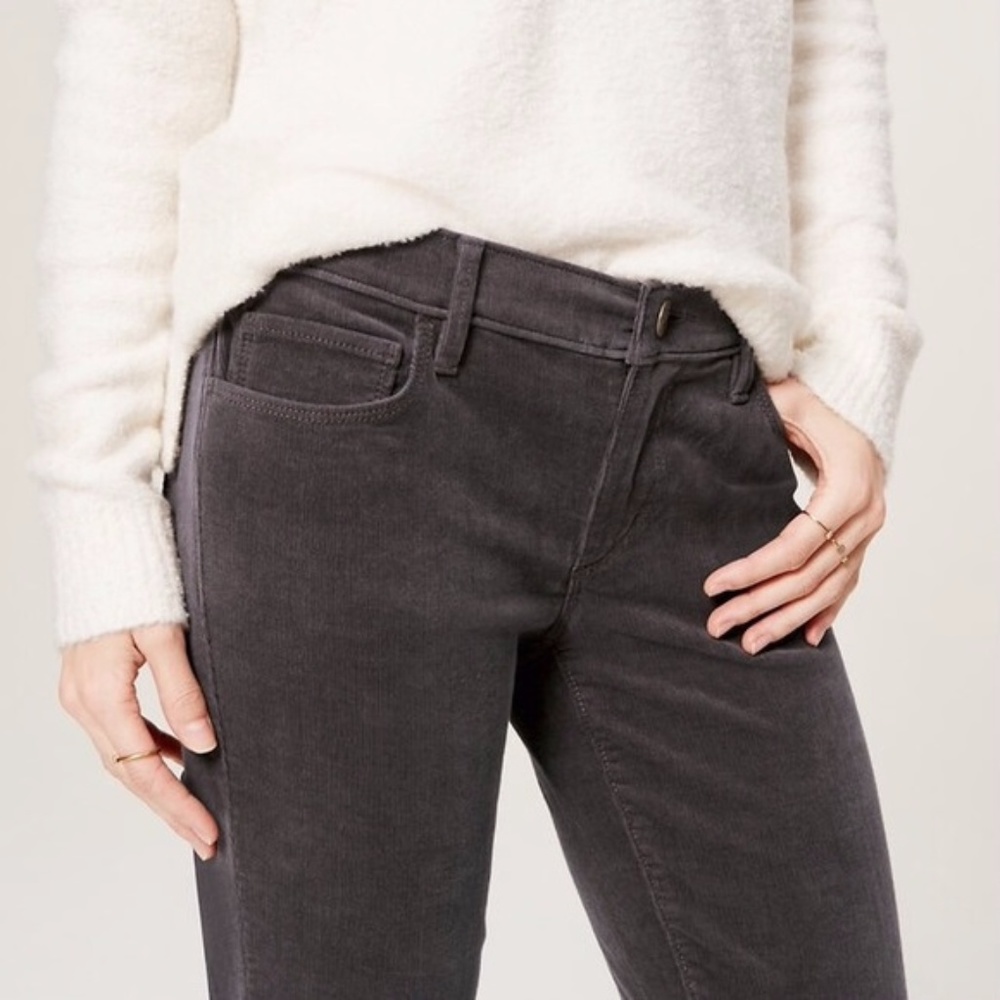 LOFT Gray Curvy Boot Cords