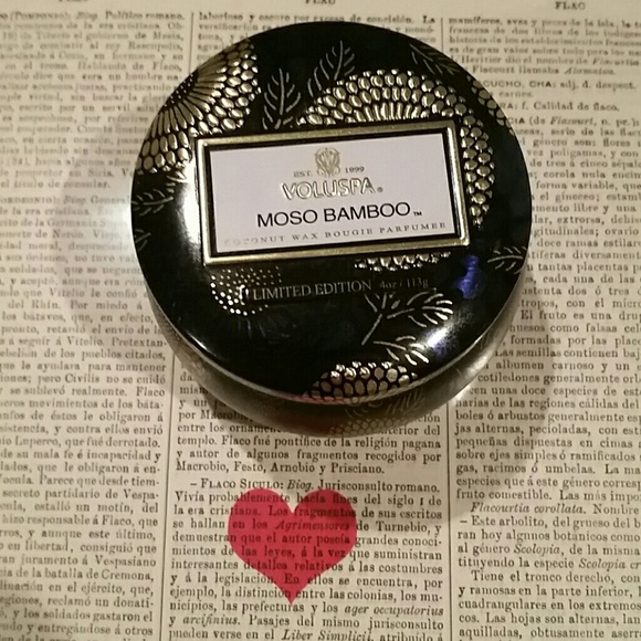 Voluspa Moso Bamboo Candle