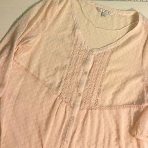 Lauren Conrad Cream Blouse